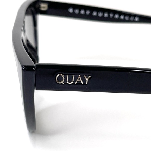 QUAY AUSTRALIA Run Away NEW Black Cat Eye Sunglasses NEW main image 9